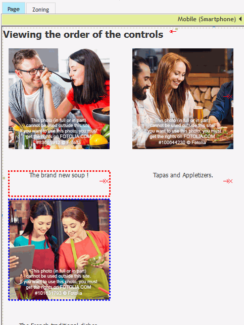 Modification in tablet mode