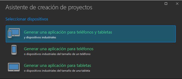 Selección de dispositivos