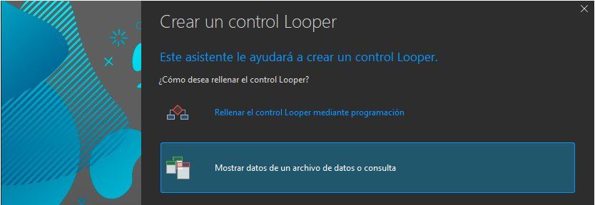 Nuevo control Looper - Modo de relleno