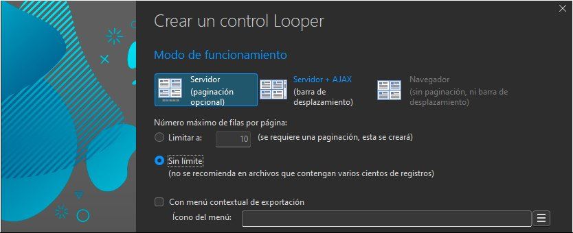 Nuevo control Looper - Modo de funcionamiento
