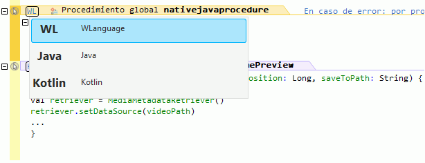 Java nativo antes