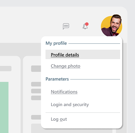 The menu separator can now include text The menu separator can now include text